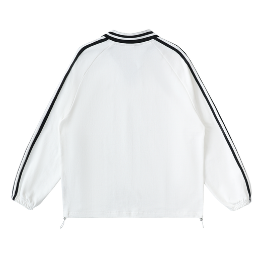 Technotism Classic Collar Sweatshirt (White) ODMPOD