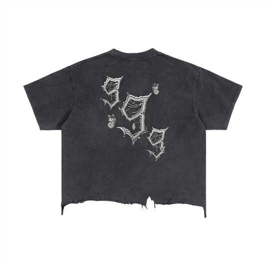 999 | Metamorphosis Vintage Wash Boxy Distressed Hem Tee ODMPOD