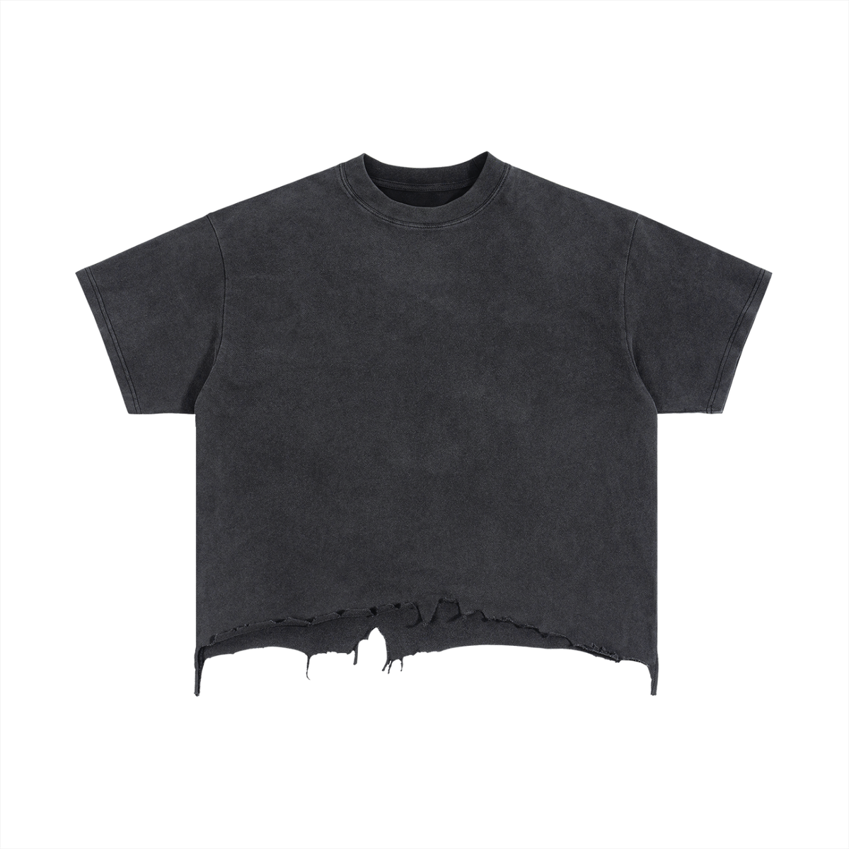999 | Metamorphosis Vintage Wash Boxy Distressed Hem Tee ODMPOD