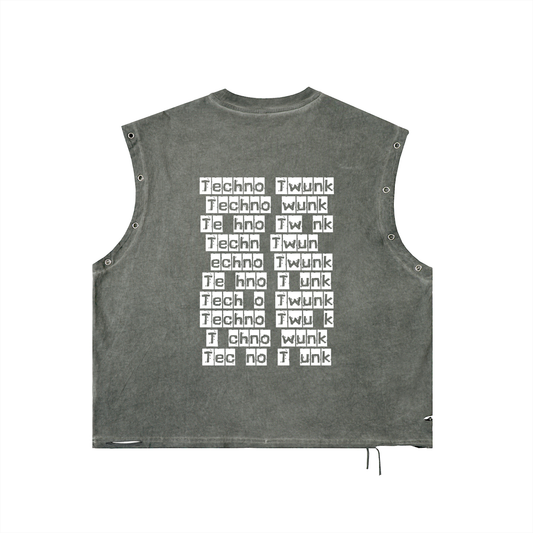 Techno Twunk Grommet Tank | XTRA Loose Fit ODMPOD