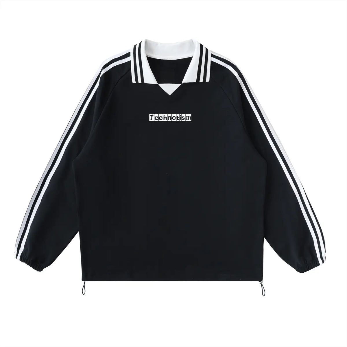Technotism Classic Collar Sweatshirt (Black) ODMPOD