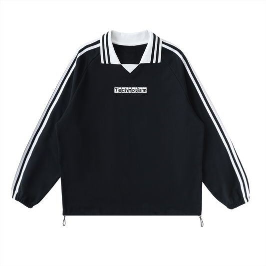 Technotism Classic Collar Sweatshirt (Black) ODMPOD
