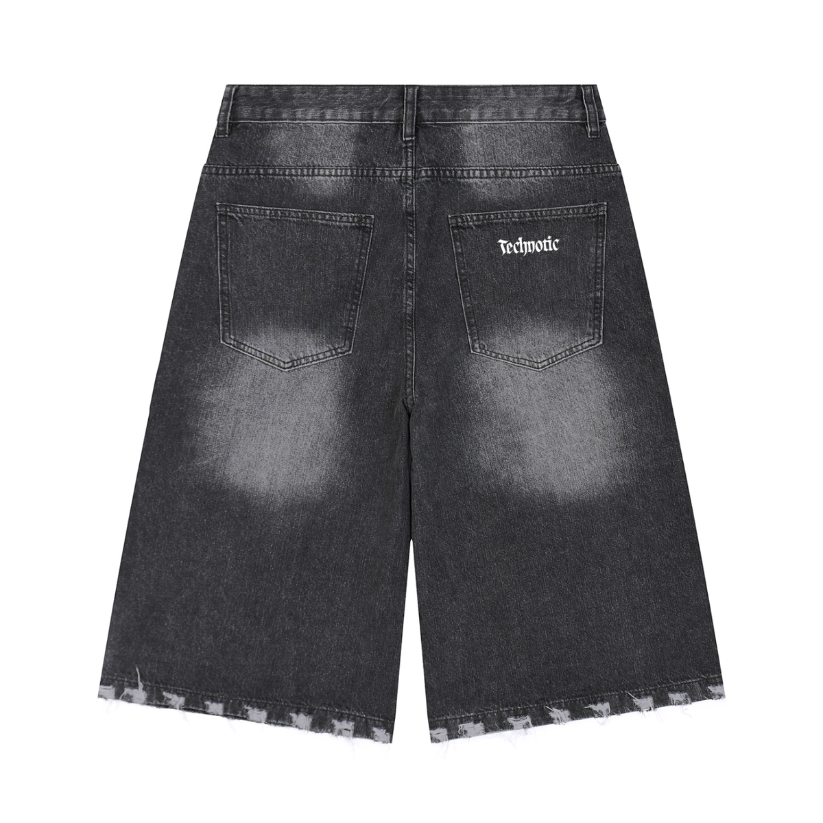 F*CK ICE BLCK DENIM SHORTS ODMPOD