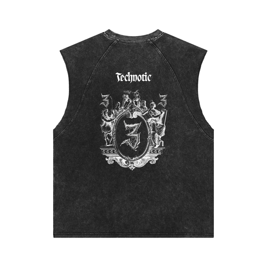 333 | Mirror Mirror Tank Top | Raw-Edge Ravewear ODMPOD
