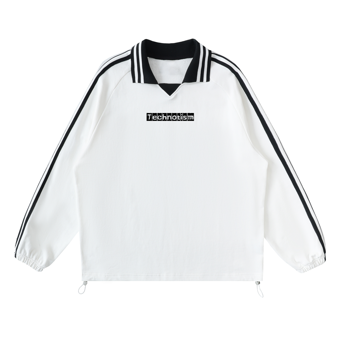 Technotism Classic Collar Sweatshirt (White) ODMPOD